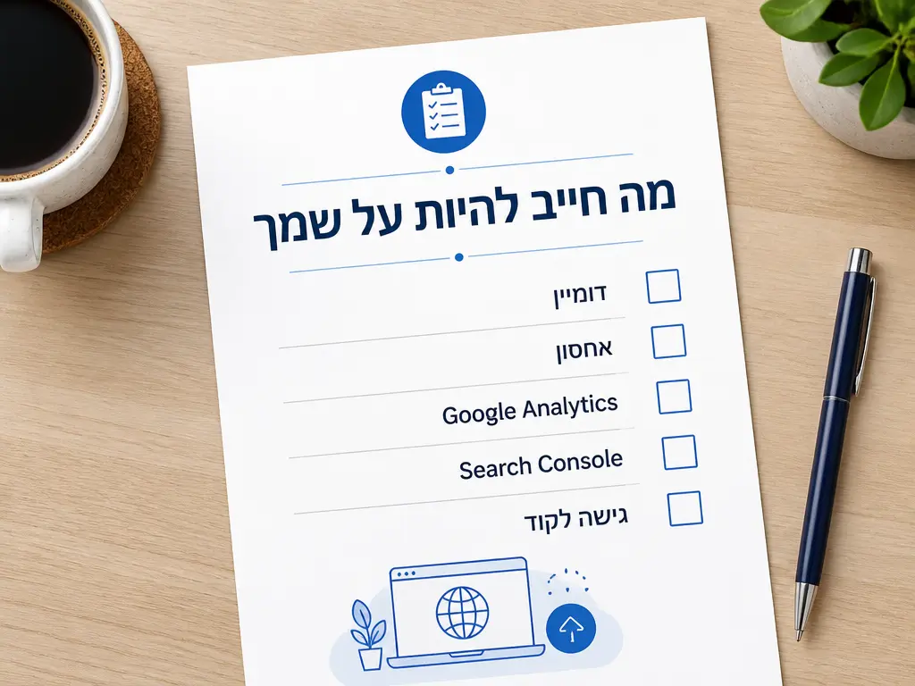 רשימת בדיקה: מה חייב להיות רשום על שם בעל העסק באתר וורדפרס